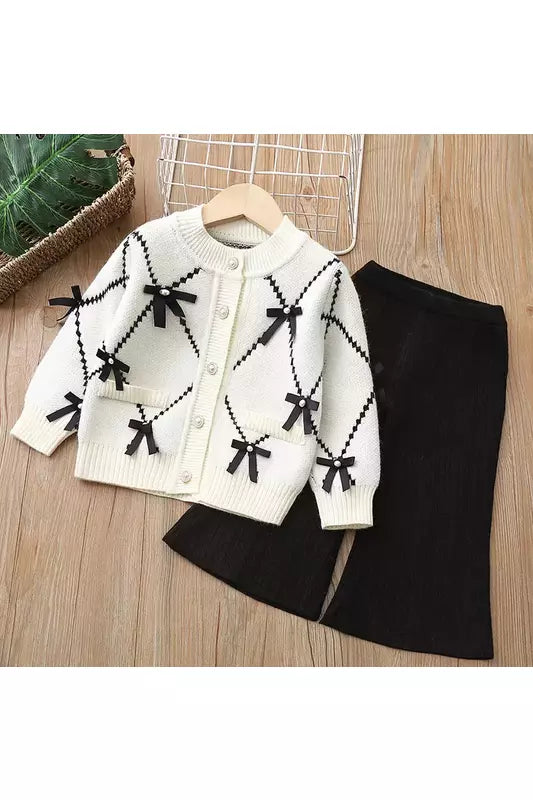 Monochrome Sweater pant set