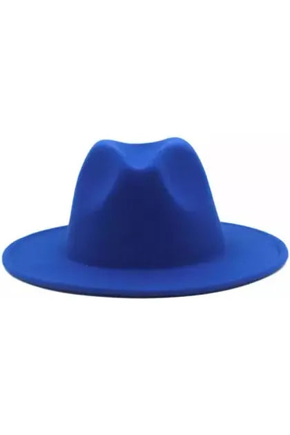 Royal Blue Fedora Hat