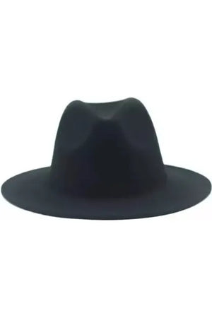 Charcoal Black Fedora hat
