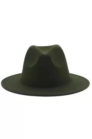 Army Green Fedora