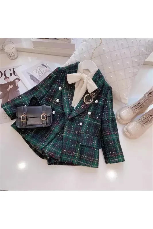 Sparkle Up Blazer And Short Set