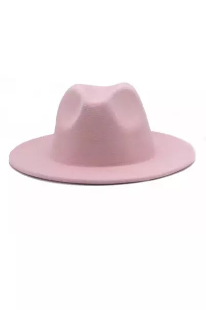 Light Pink Fedora Hat