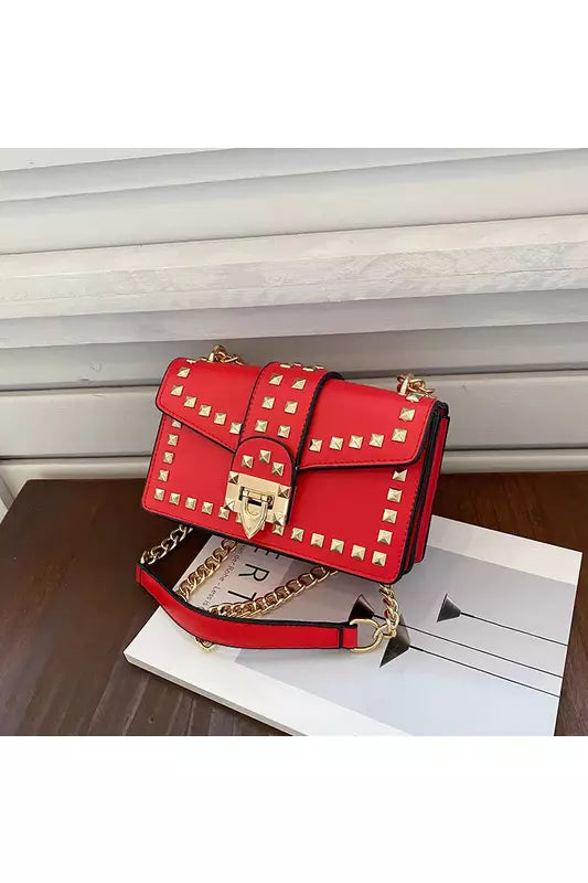 Stud Cross Body Bag