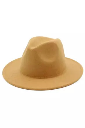 Tan Fedora Hat