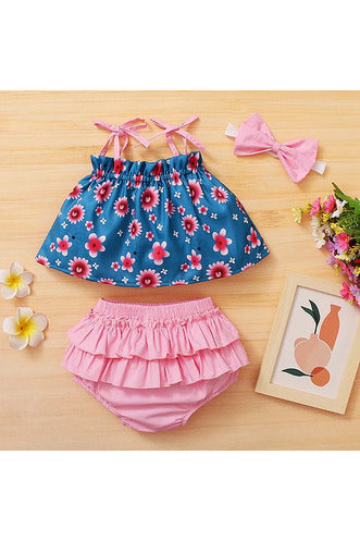 3 Piece Floral Set