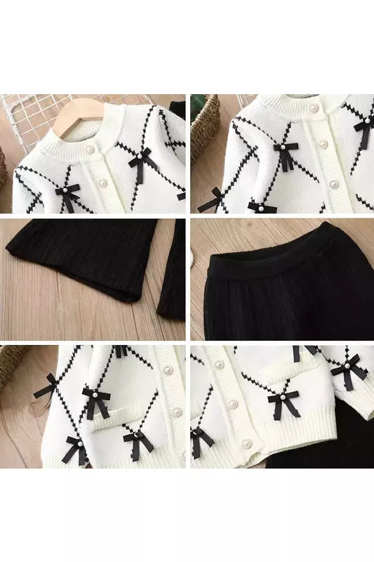 Monochrome Sweater pant set